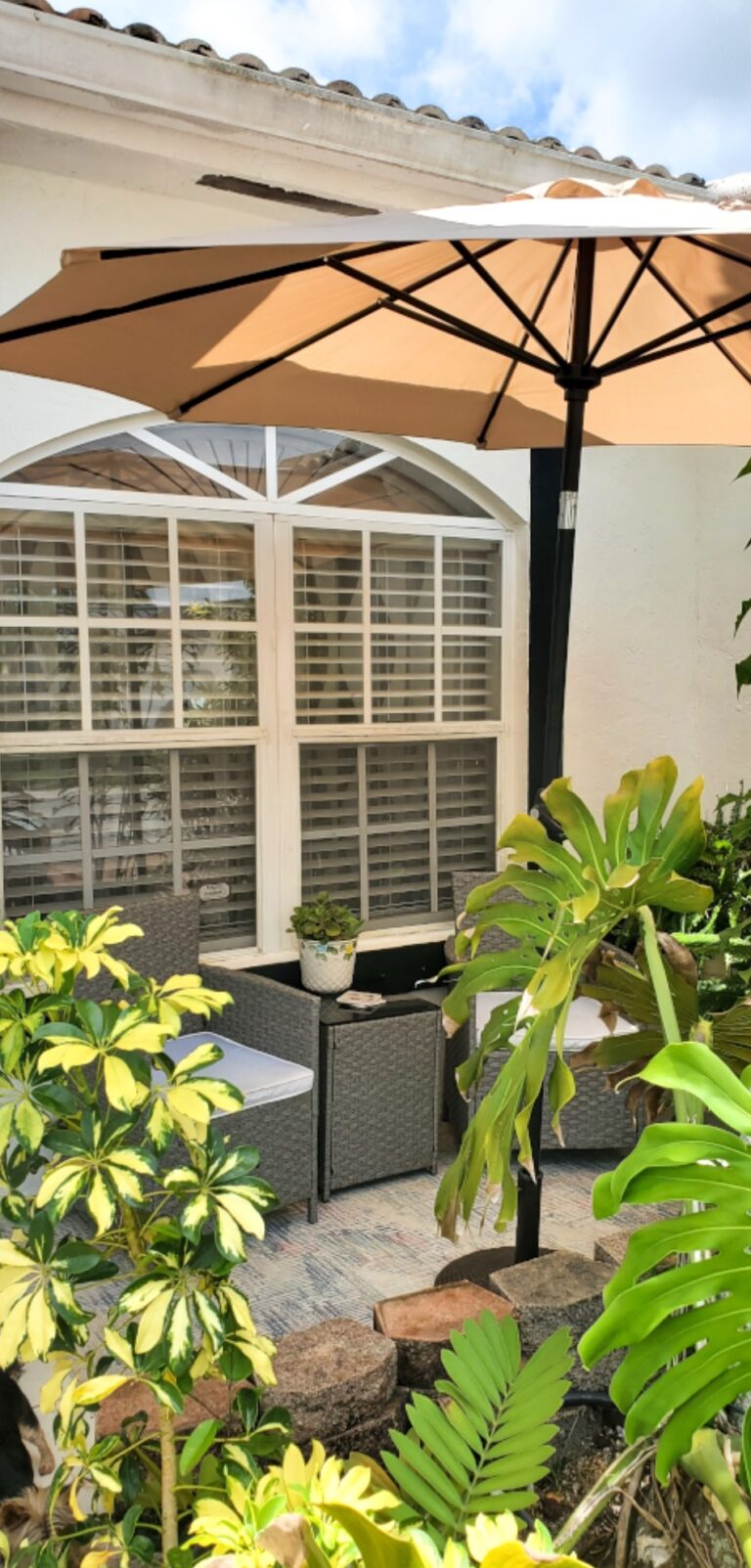 Make your small front Porch Practical and Pretty