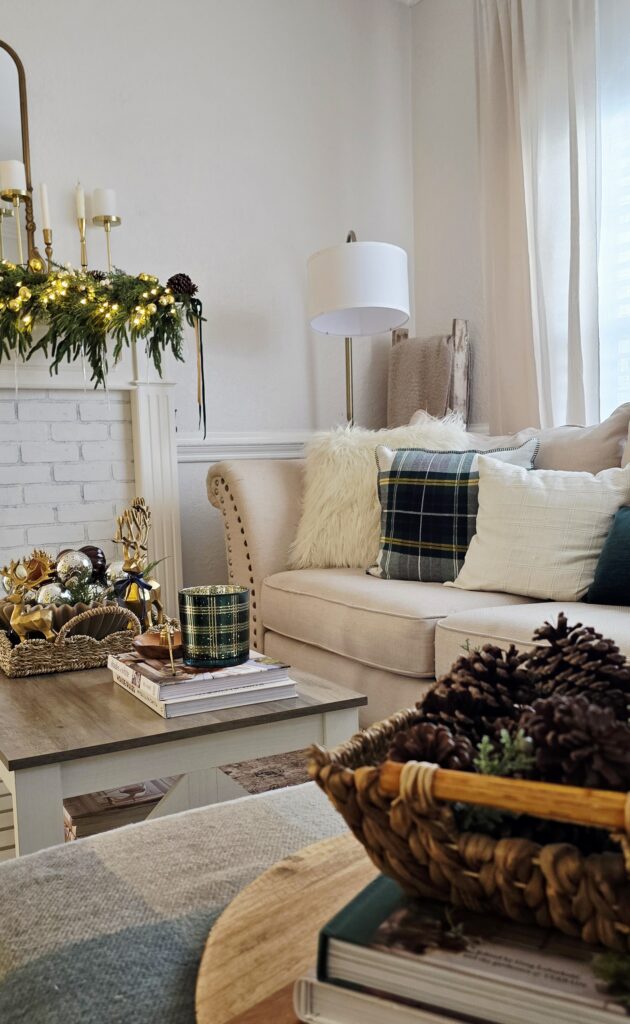 Livingroom elegant Christmas pillow