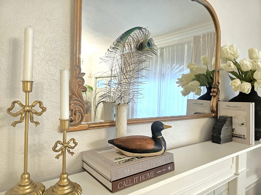 Mantel texture styling